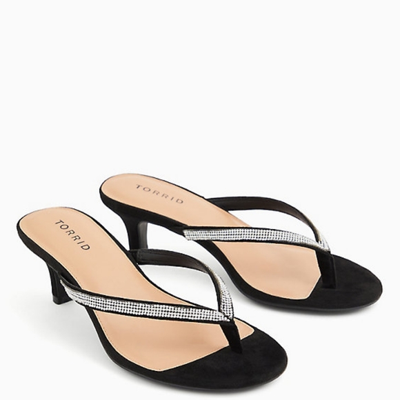 Brand new in box torrid rhinestone kitten heels - Picture 3 of 4